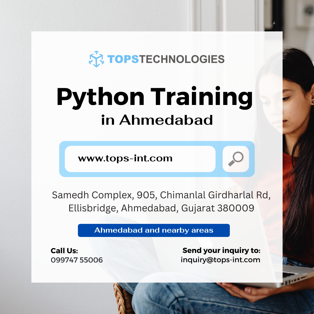 Master Python Skills & Secure a Job - Premier Python Training in Ahmedabad's 